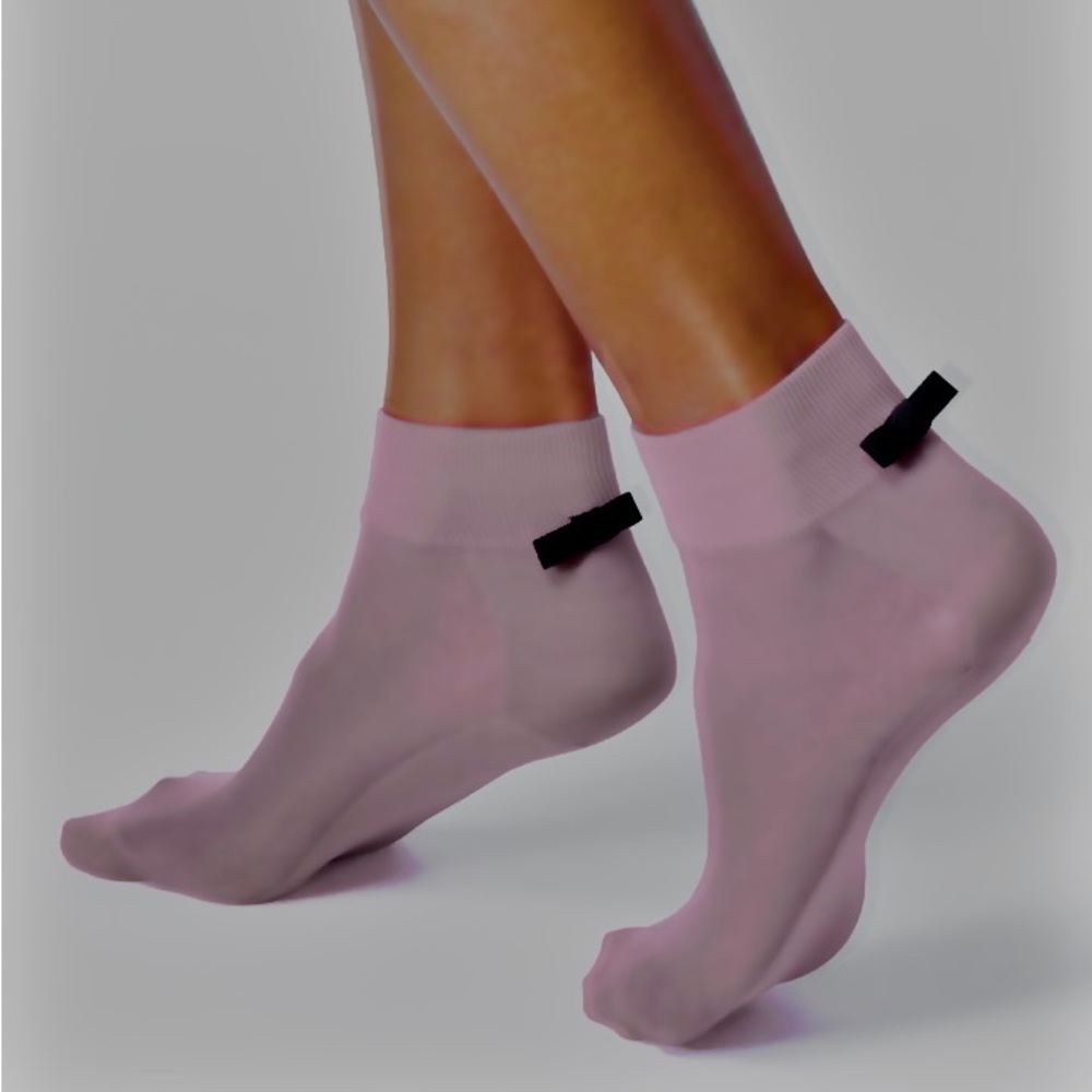 kate spade ♠️ New York Shimmer Ankle Socks with Tiny Bow